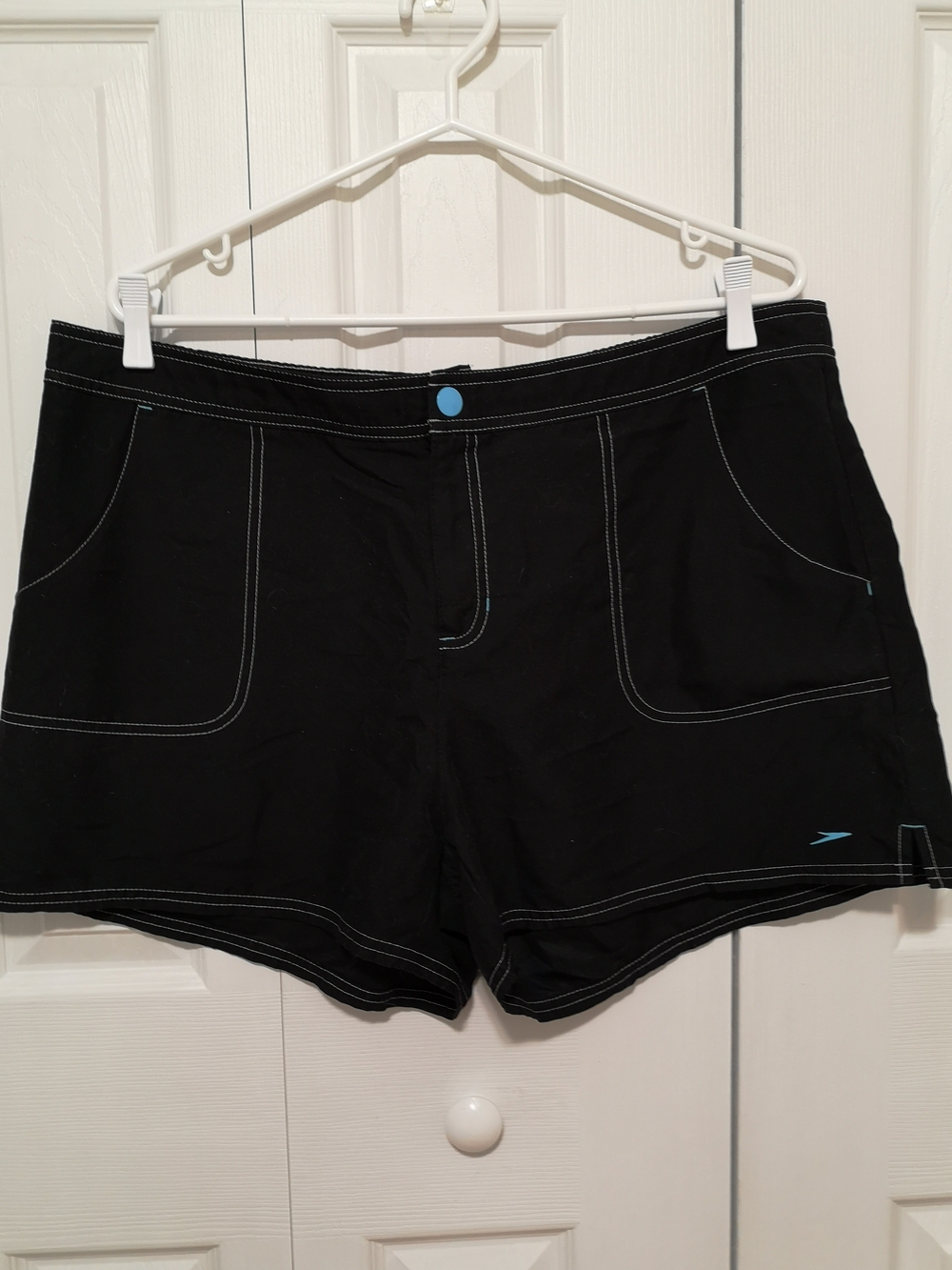Speedo Women's Black Athletic Swim Shorts Size XL